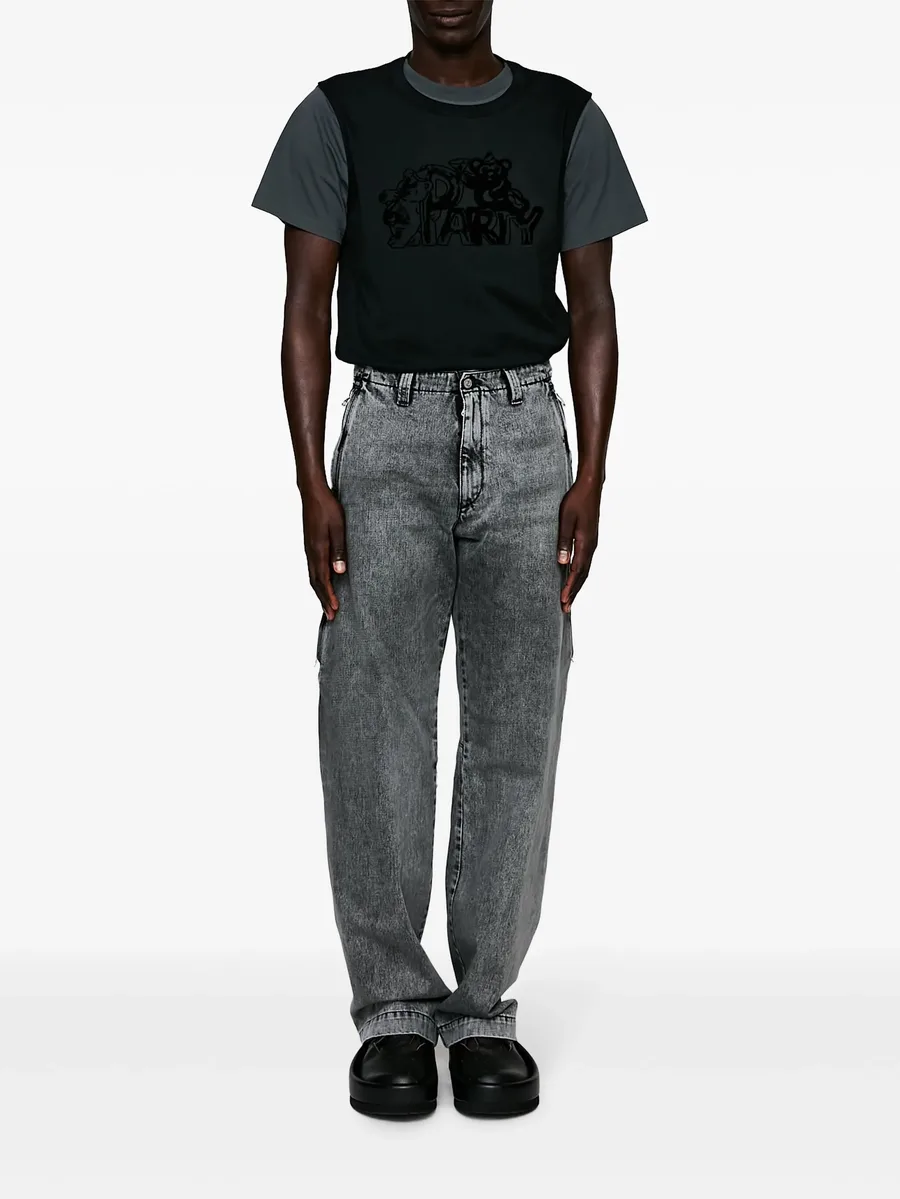 mid-rise straight-leg jeans 3