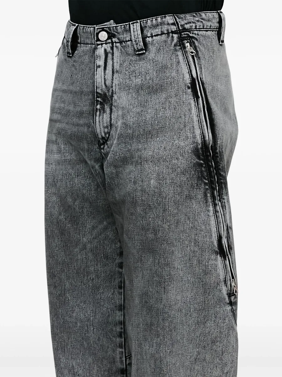 mid-rise straight-leg jeans 13