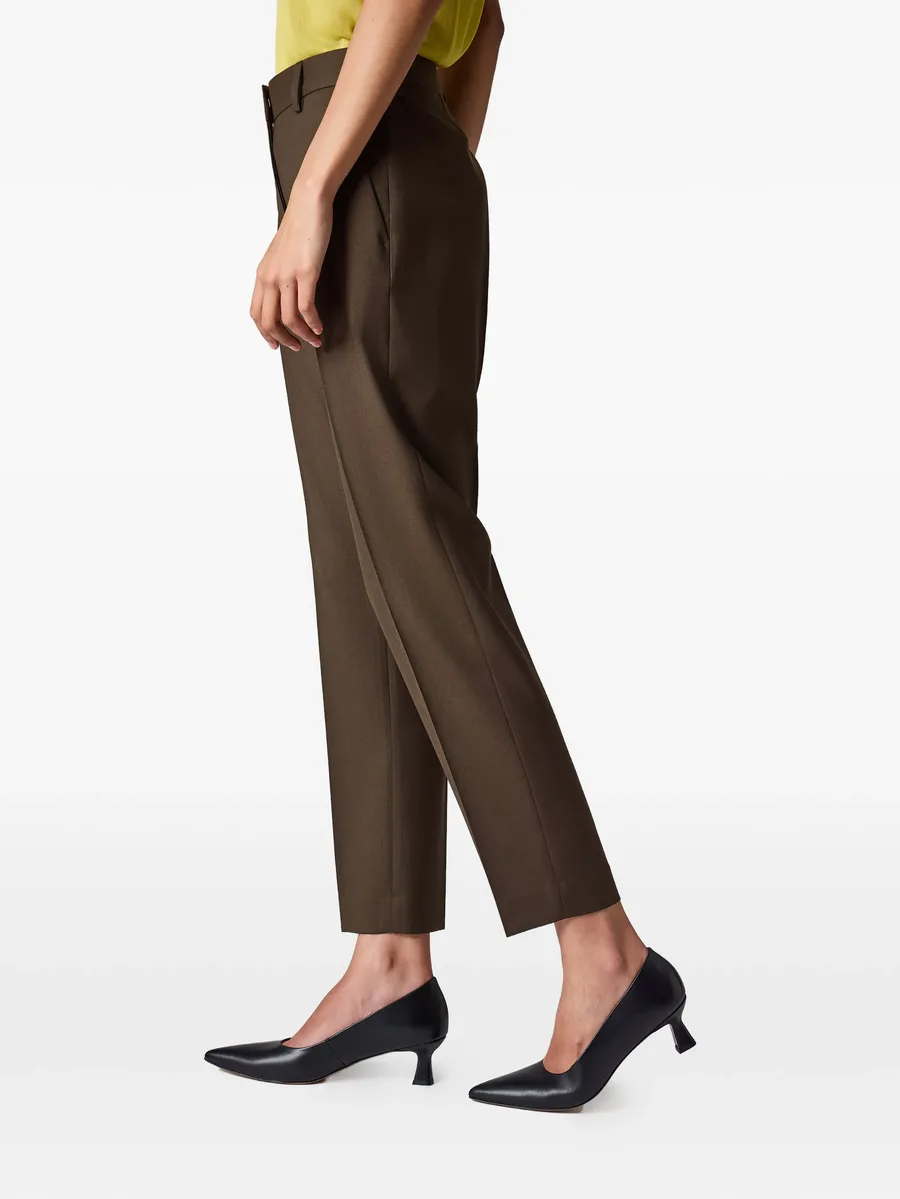 pressed-crease tailored trousers 6