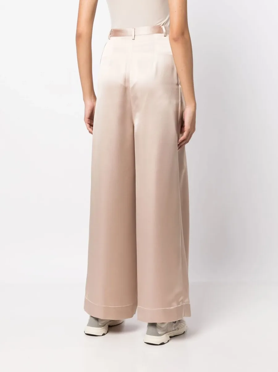pleated wide-leg trousers 8