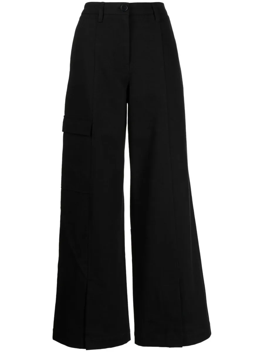 wide-leg cargo trousers 2