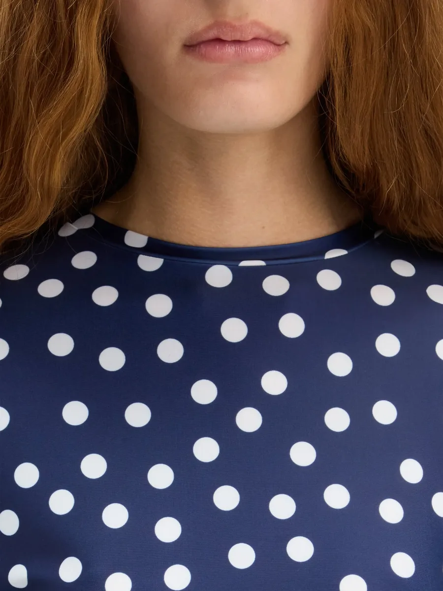 polka dot long sleeves top 10