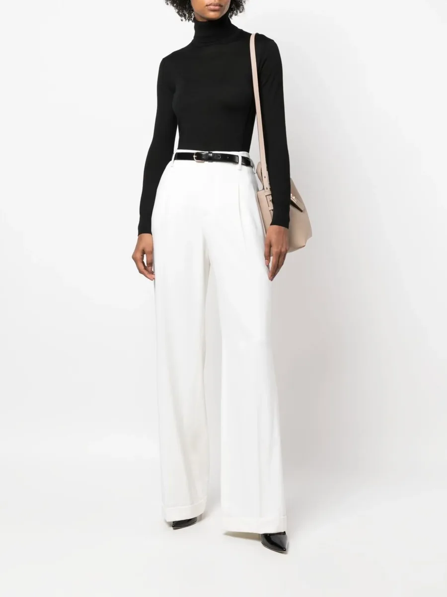 wide-leg tailored trousers 3
