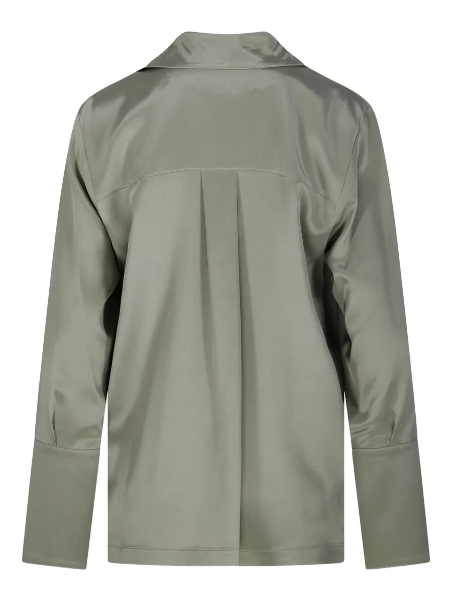 V-neck long-sleeve blouse 3