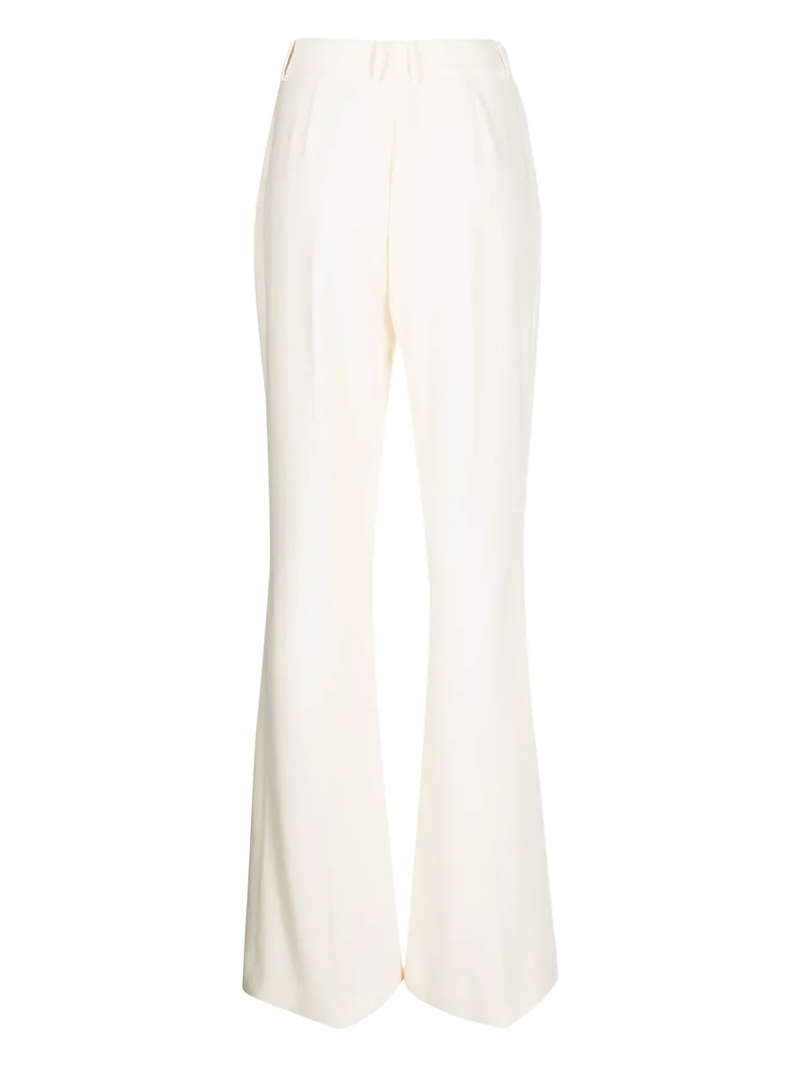 high-waisted flared trousers 4