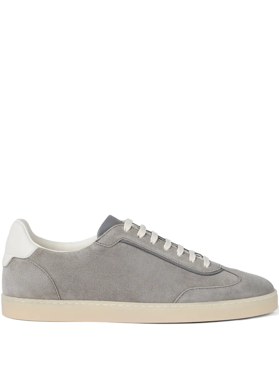 lace-up suede sneakers 2