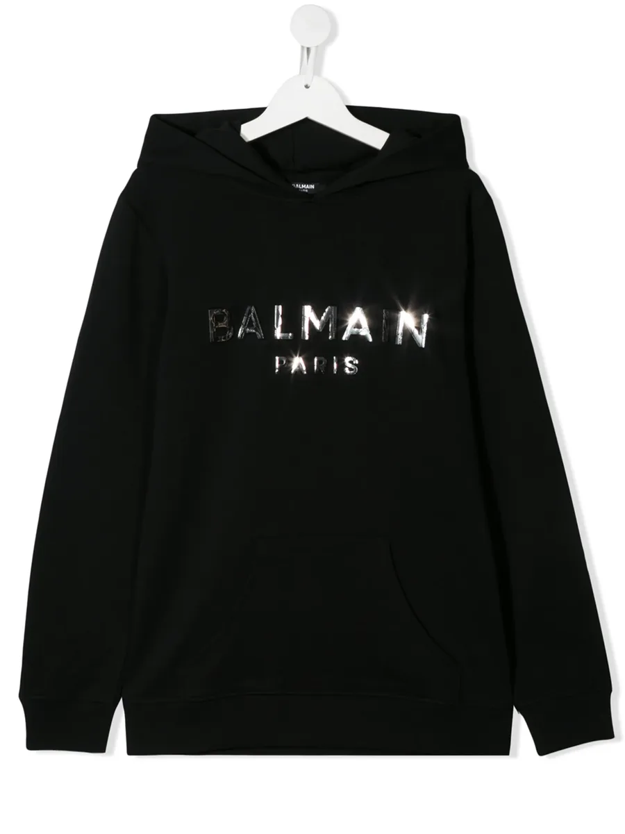 TEEN mirrored logo hoodie 2
