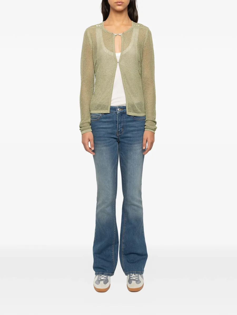 Saya open-knit cardigan 3