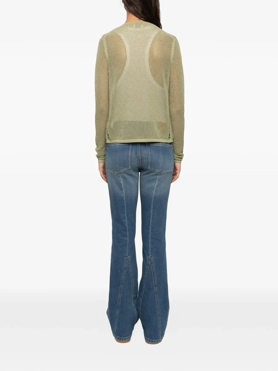 Saya open-knit cardigan 6