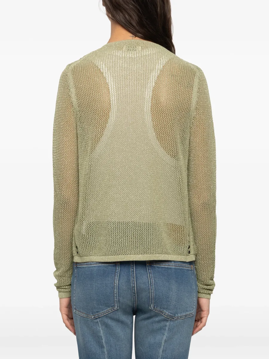 Saya open-knit cardigan 12
