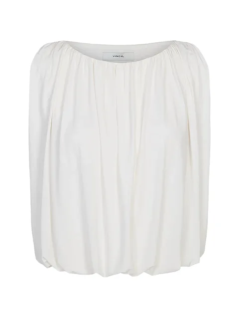 sleeveless bubble top