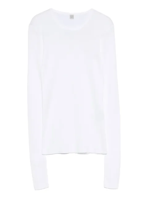 long-sleeve cotton top