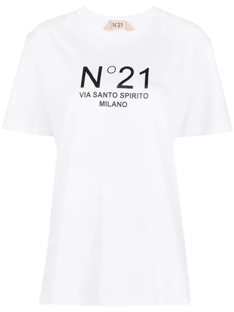logo-print T-shirt