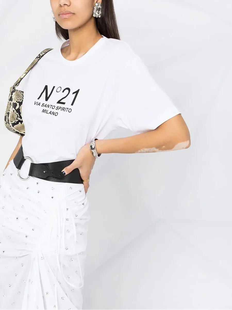 logo-print T-shirt 6