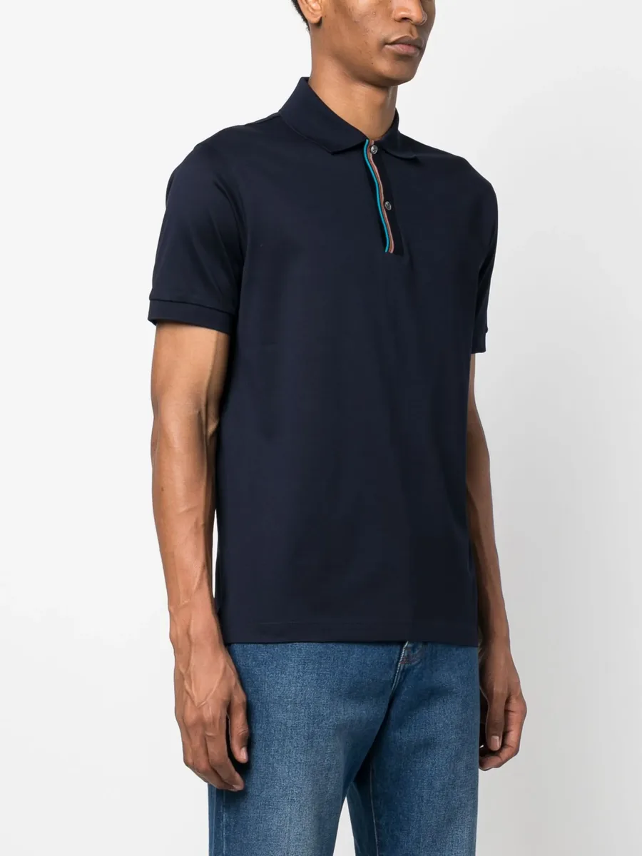 rainbow-stripe cotton polo shirt 6