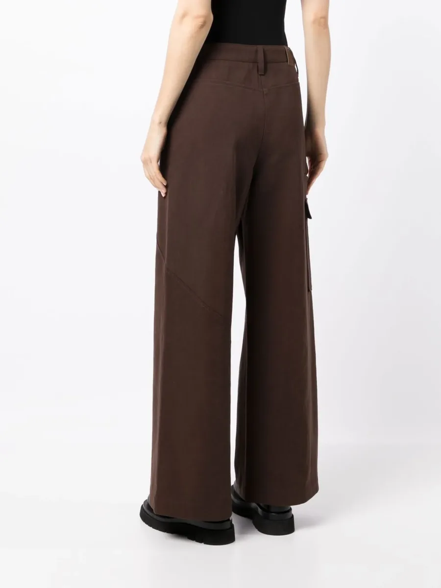 wide-leg cargo trousers 8