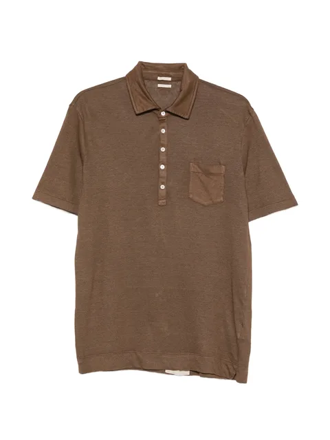 Wembley chest-pocket button-up polo shirt