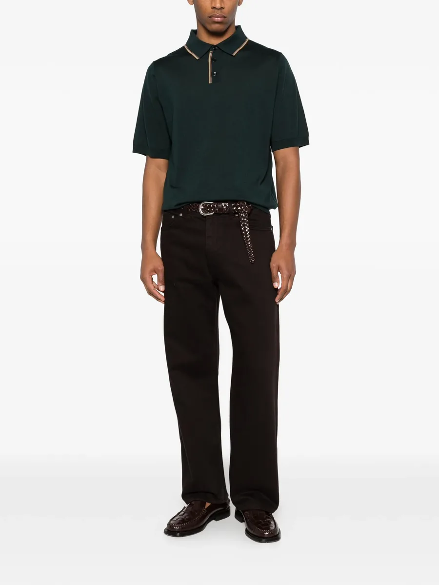 trim polo shirt 4