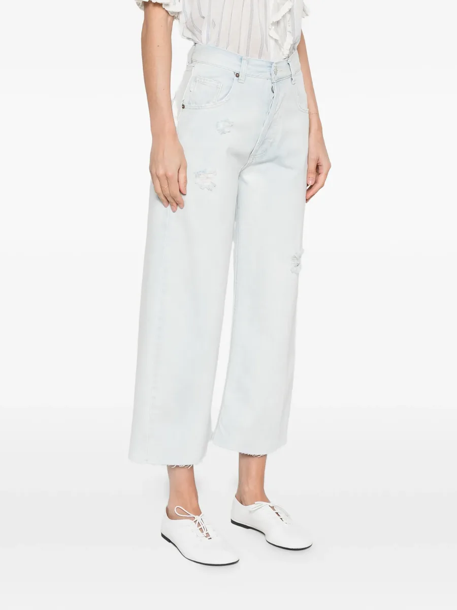 distressed denim trousers 5
