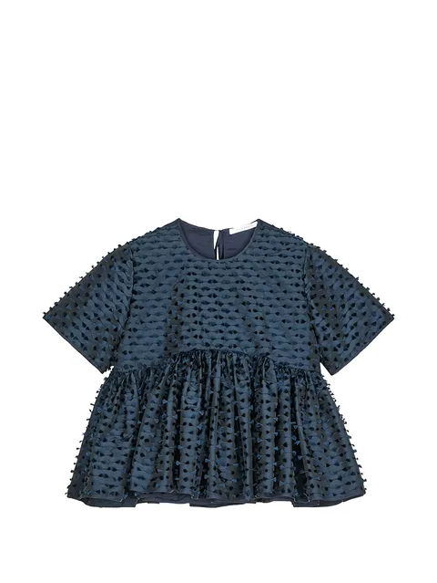 Casandra fil-coupé blouse