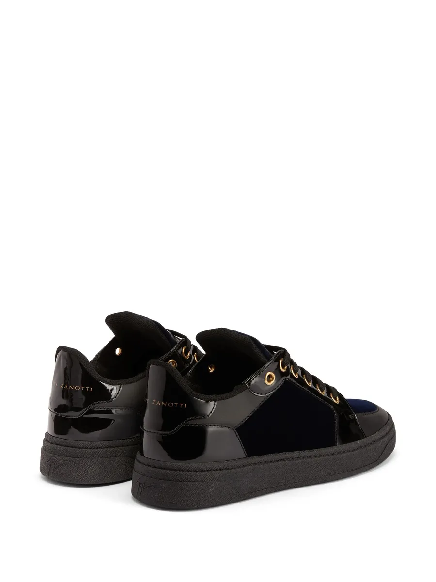 GZ94 velvet lace-up low-top sneakers 5