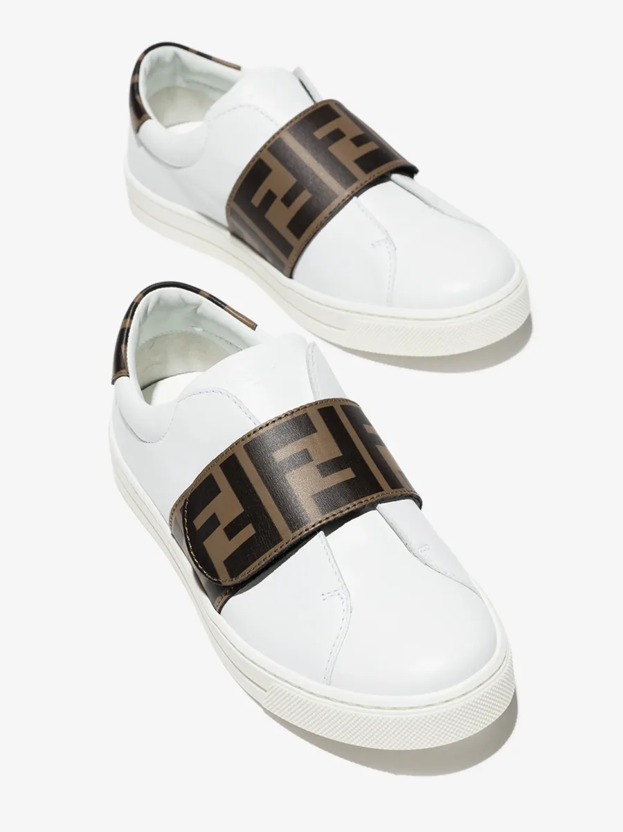 logo-strap low-top sneakers 3