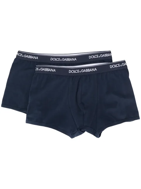 logo-waistband boxer briefs (set of two)