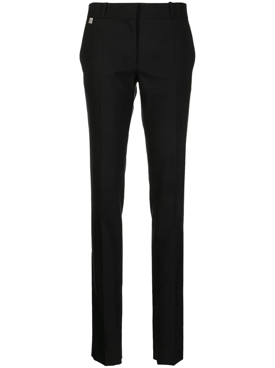 slim-fit reveal-leg trousers 2