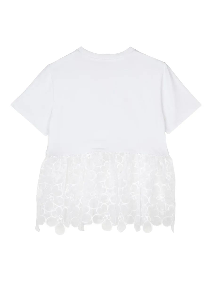 Conni lace-panel T-shirt 4