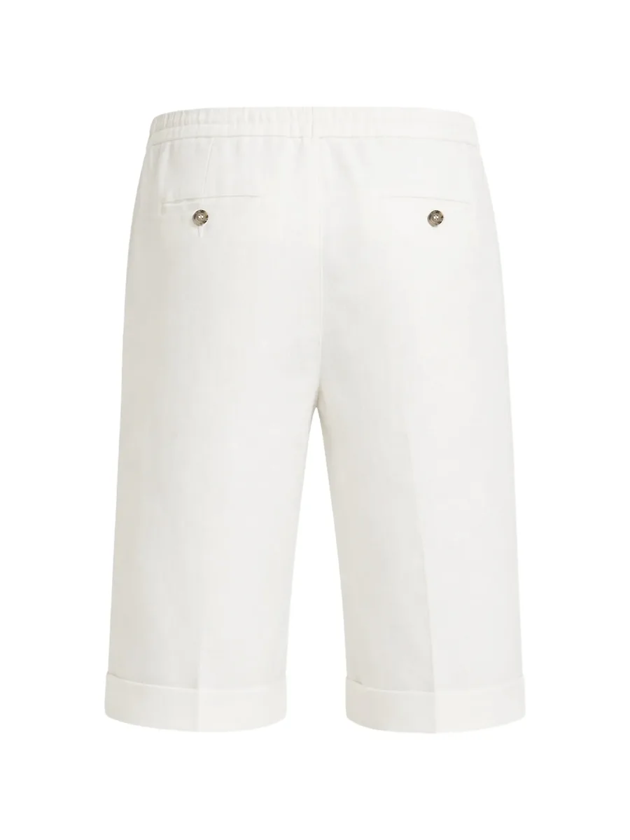 drawstring turned-up shorts 4