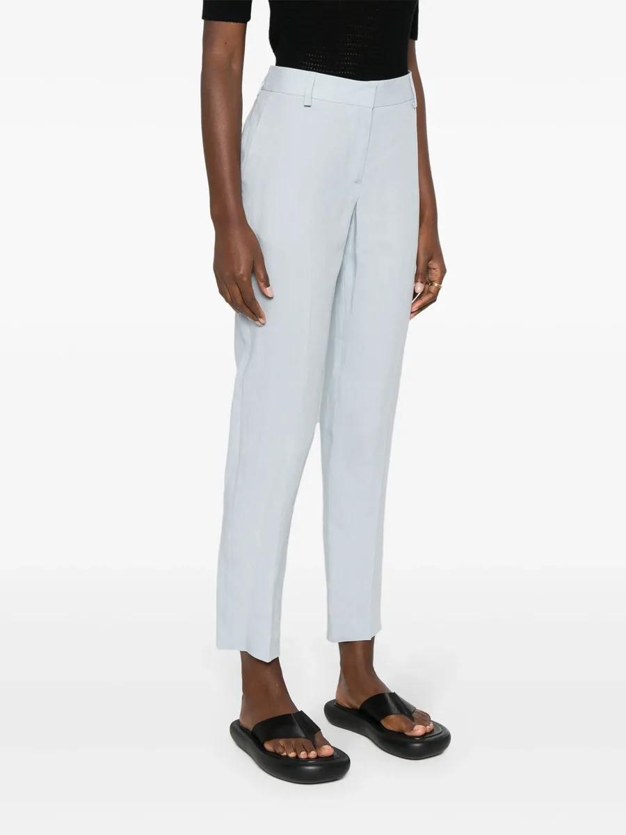 mid-rise tapered trousers 5