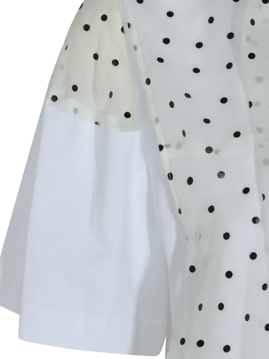 polka dot-pattern blouse 7