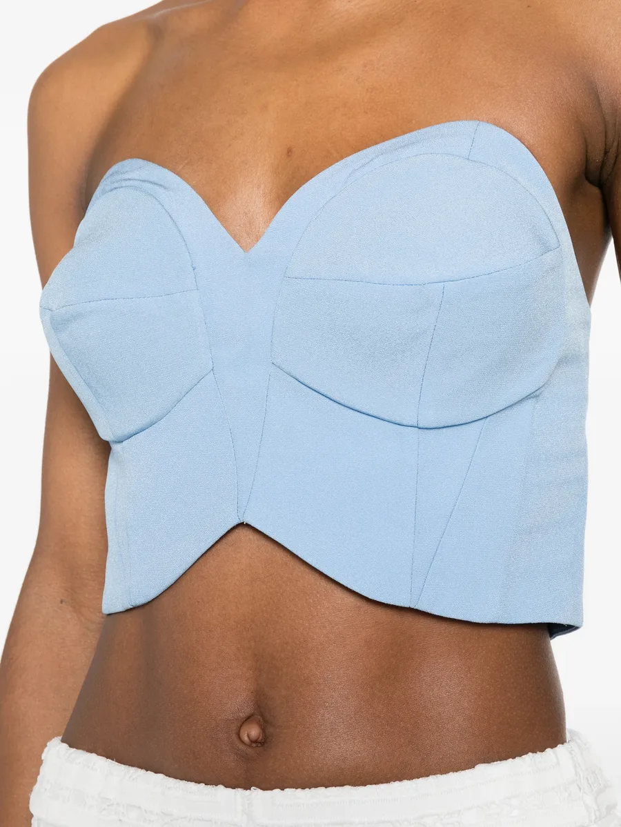 corset-style cropped top 10