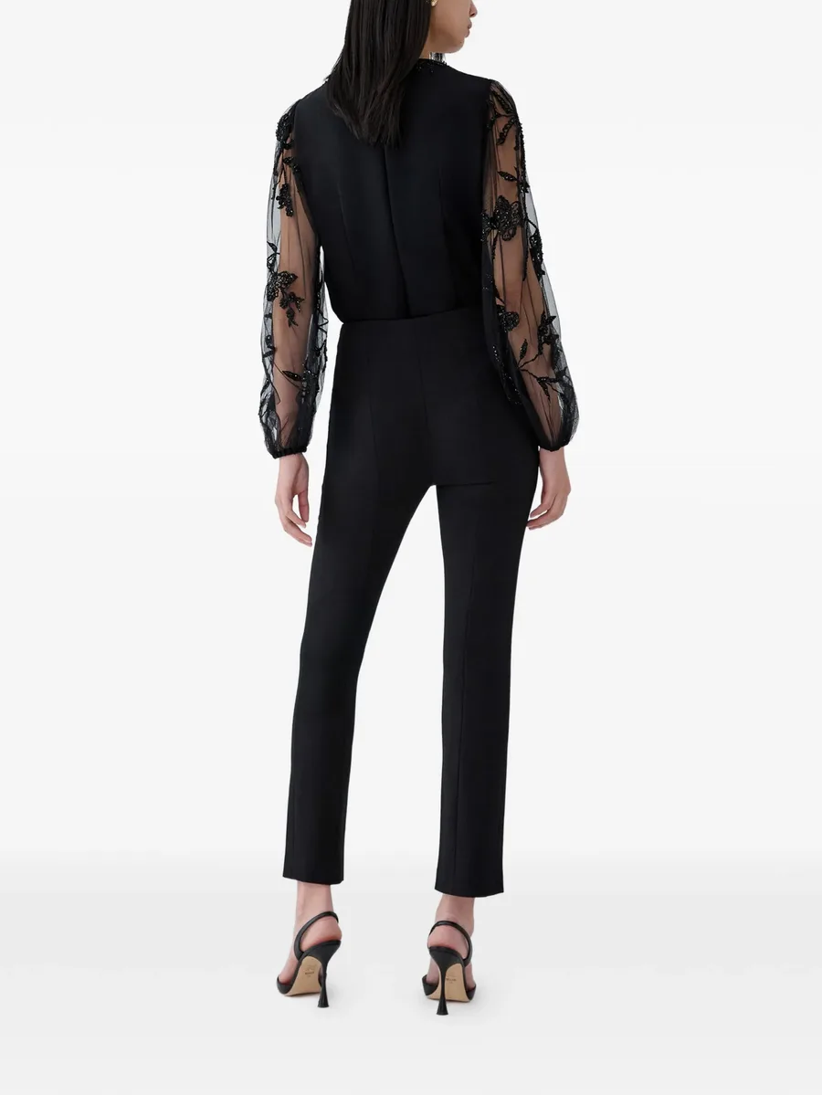 embroidered puff-sleeve top 6