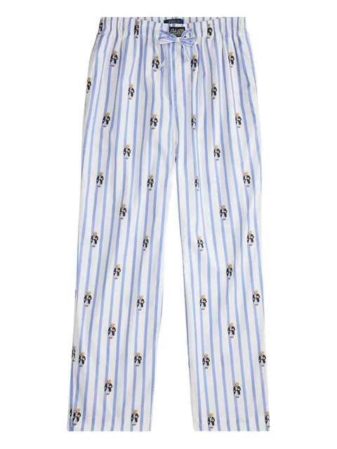 пижамные брюки Polo Bear в полоску
