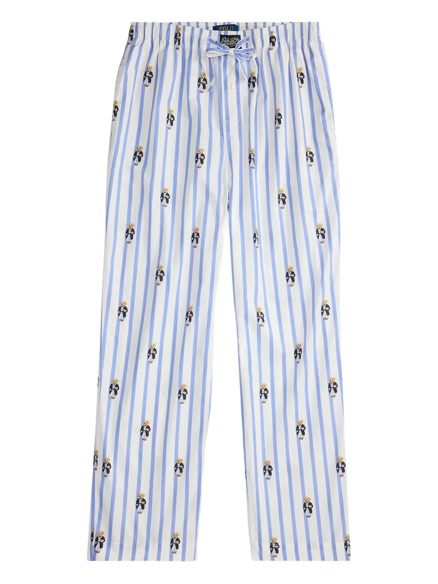 пижамные брюки Polo Bear в полоску 1