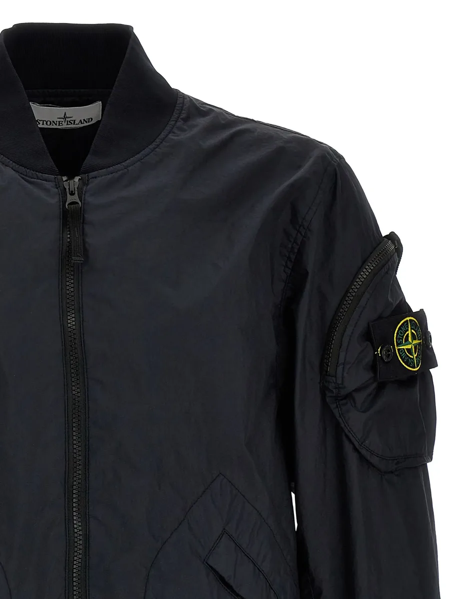 Compass-patch hooded jacket 3