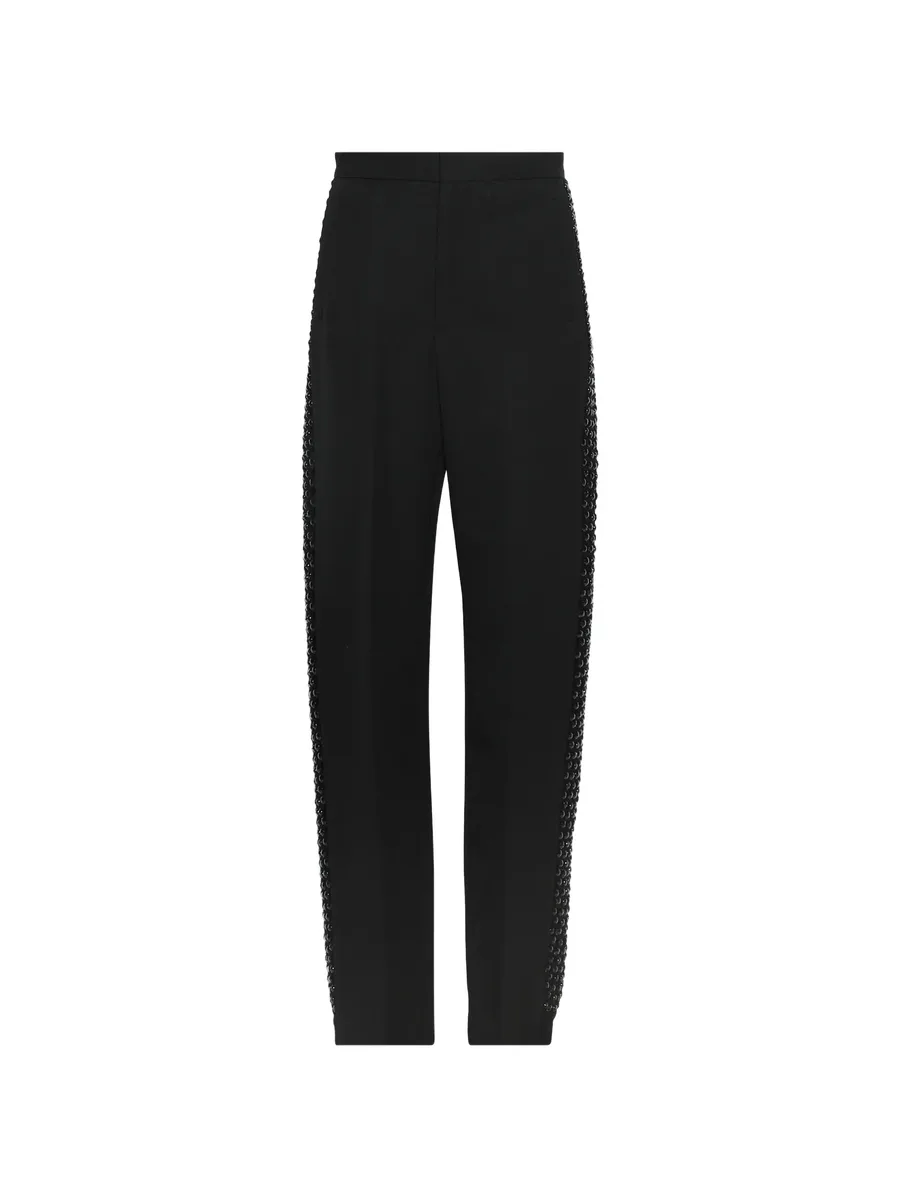 high-waisted crystal trousers 2