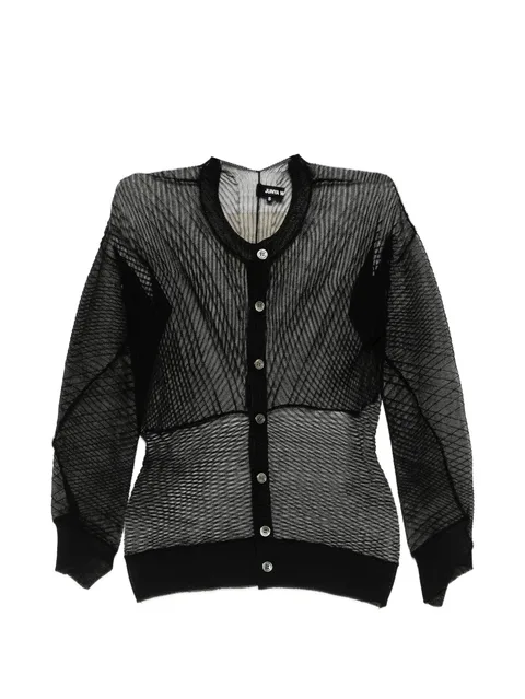 mesh cardigan