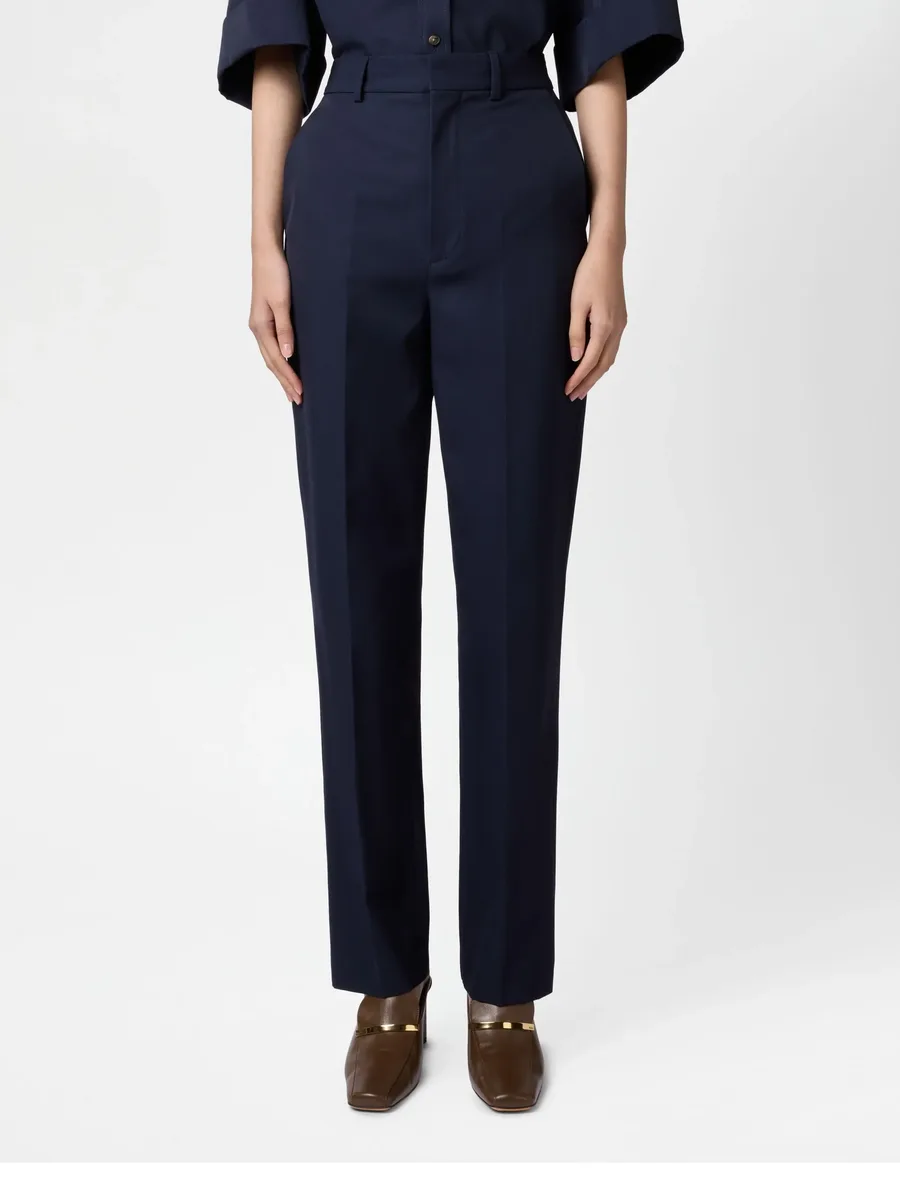 tailored straight-leg trousers 6