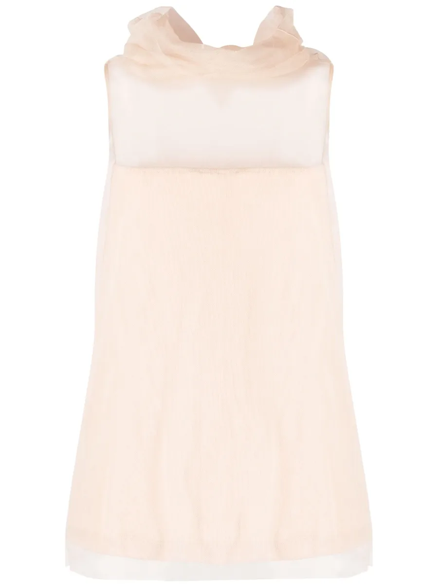 roll-neck tulle top 2