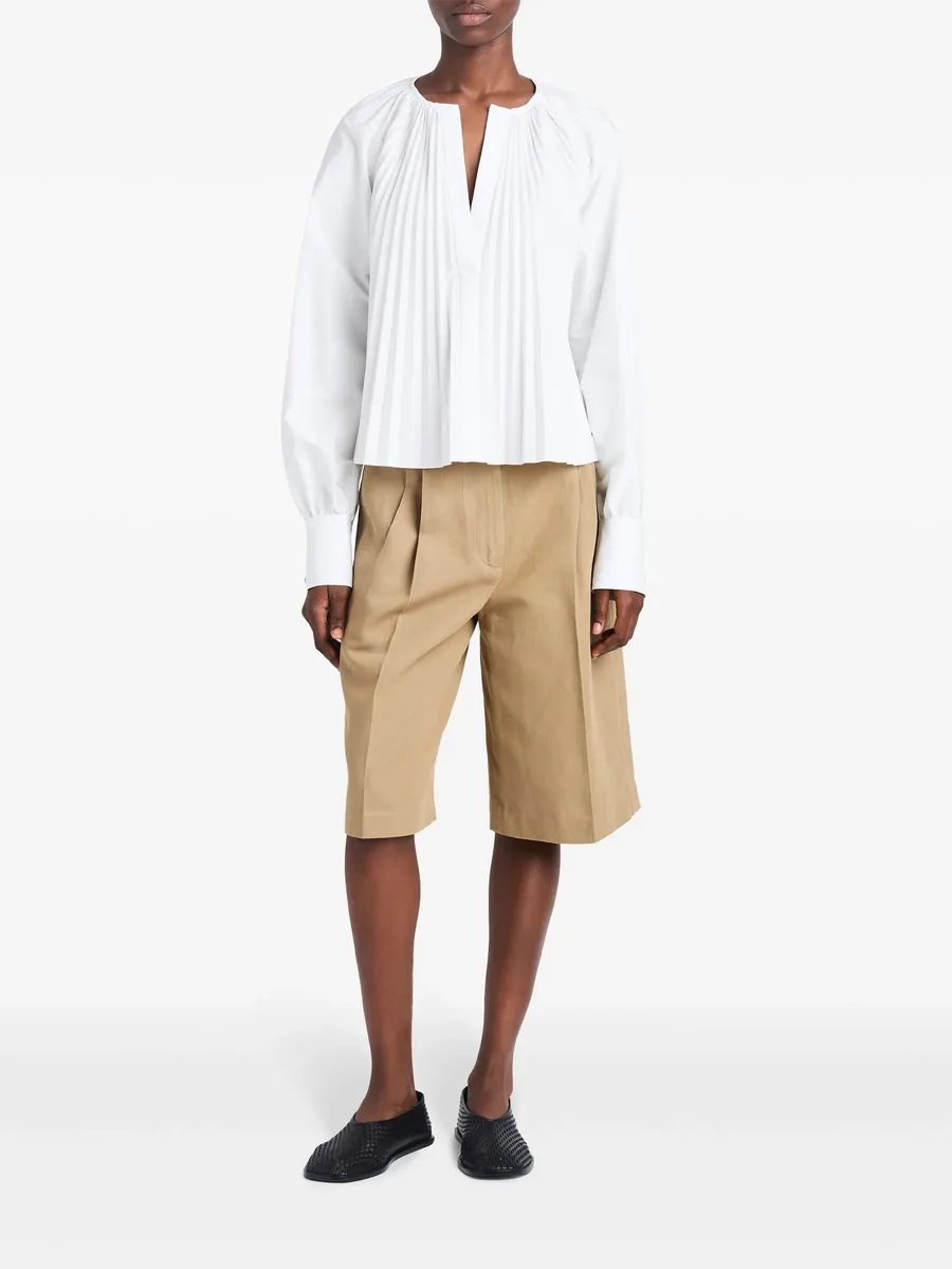 Monica pleat-detailing blouse 4