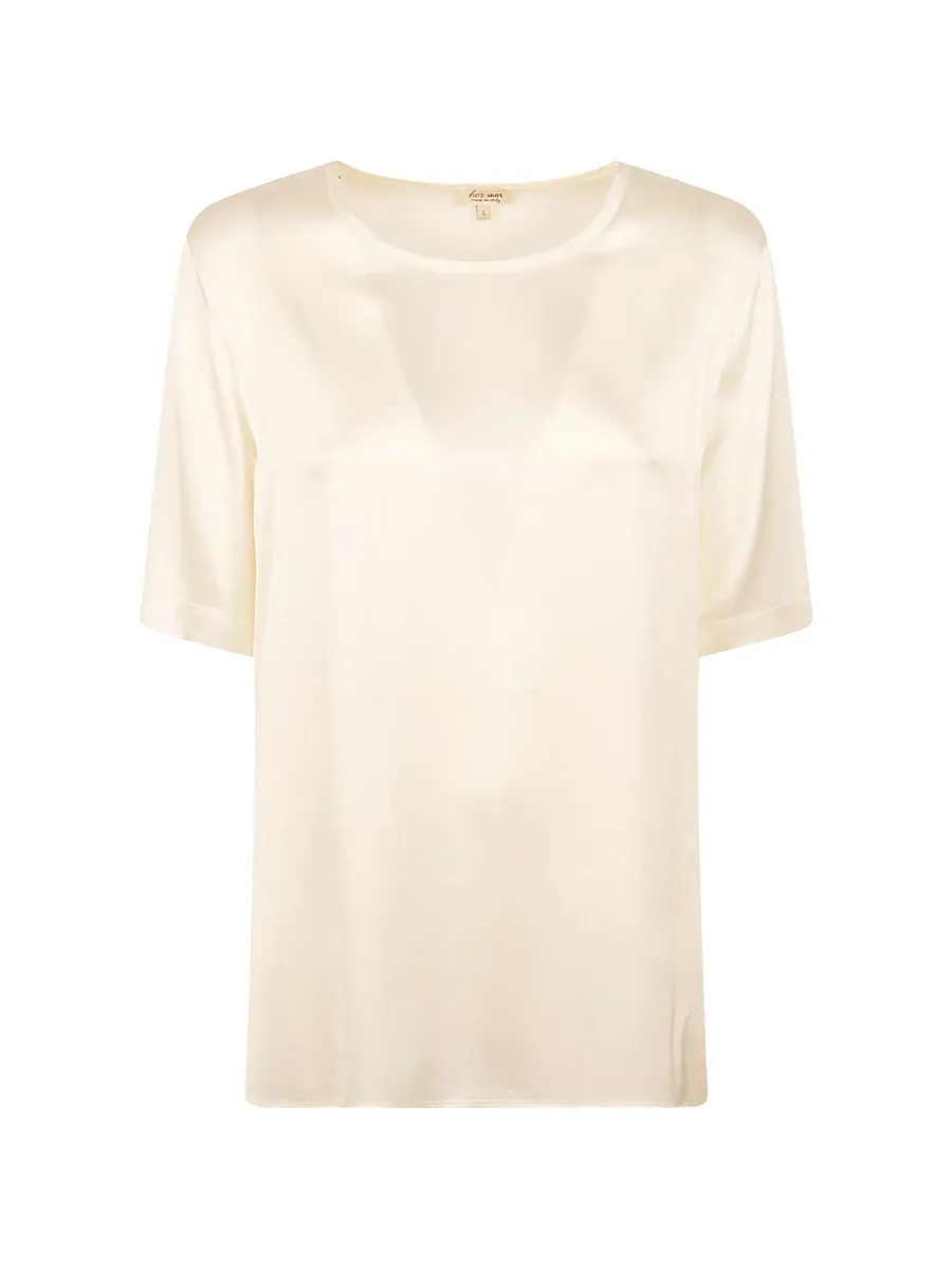satin-finish T-shirt 2