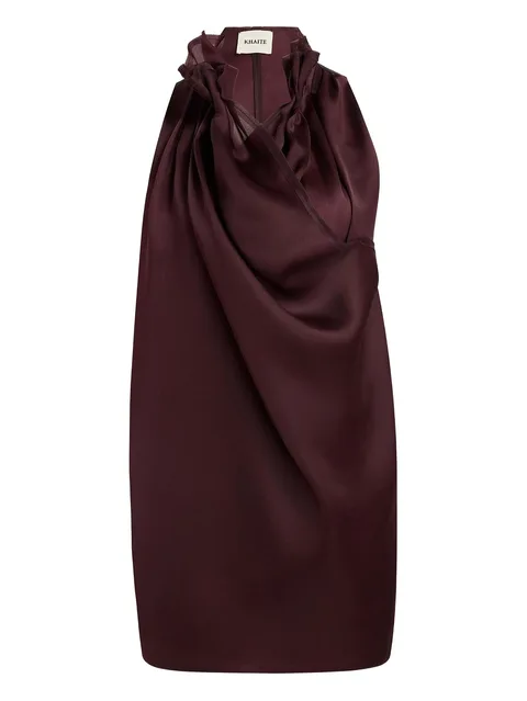 Meegan ruffled-collar top