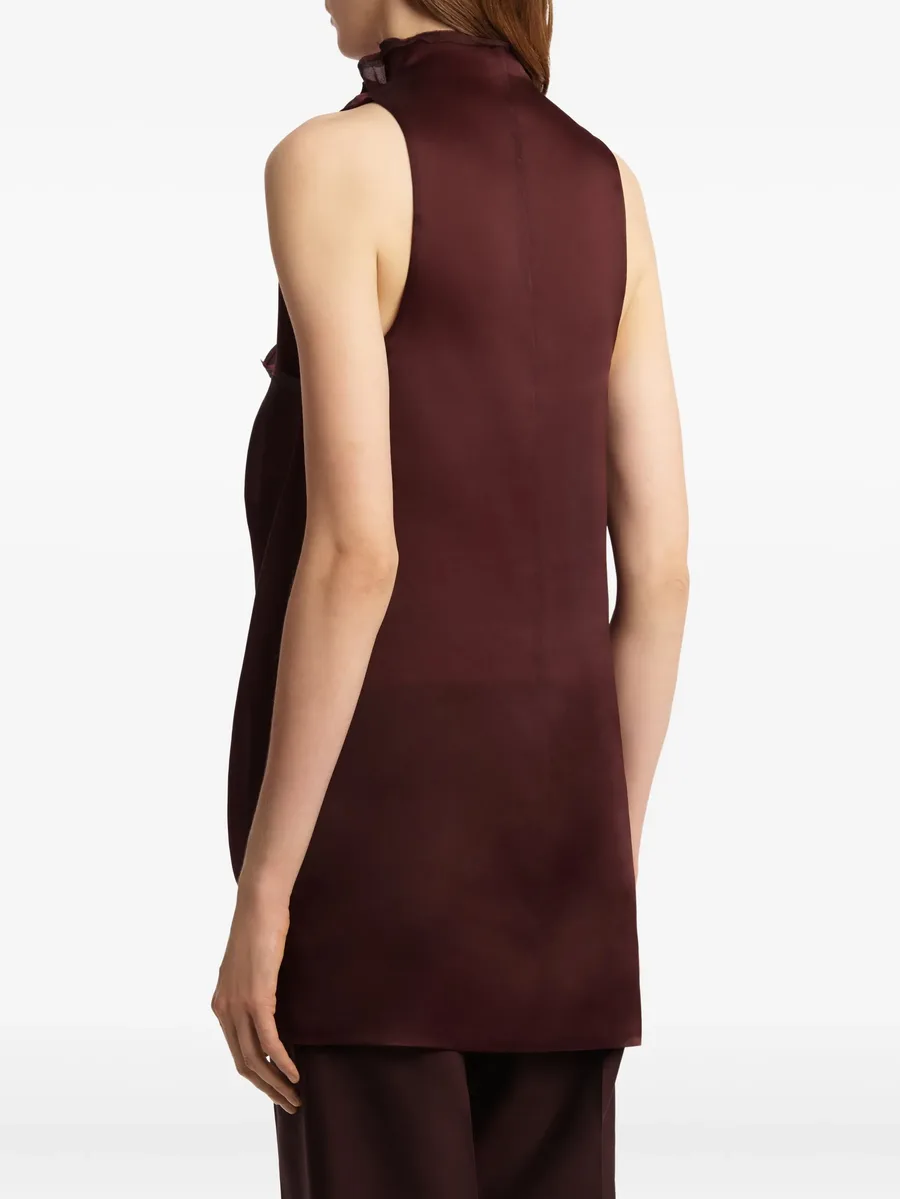 Meegan ruffled-collar top 7