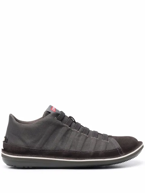 low-top lace-up trainers