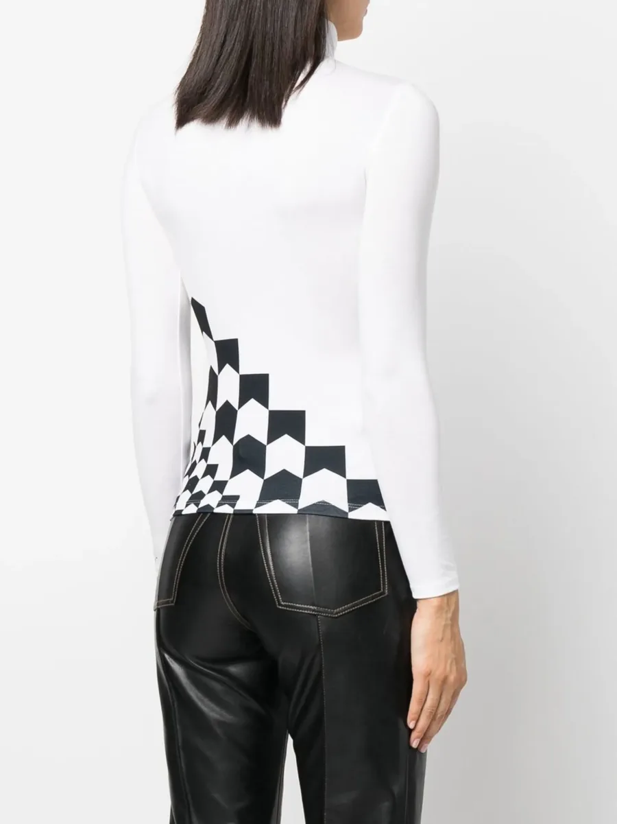 high-neck long-sleeve T-shirt 7