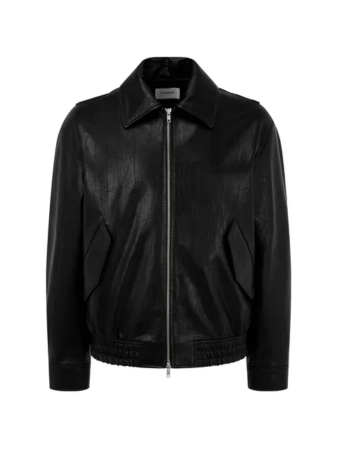 collared bomber jacket