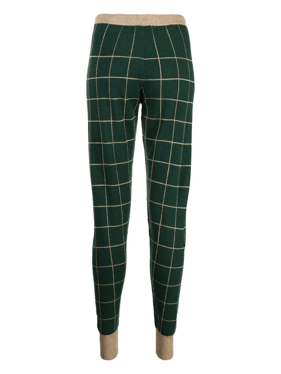 Layla check-pattern track pants 4