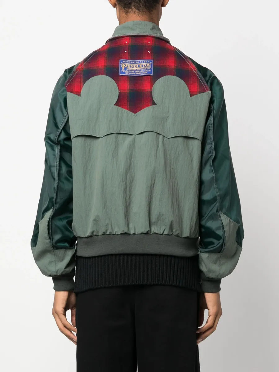 x Pendleton yoke-detail bomber jacket 8